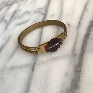Brass & Tortoise Bracelet